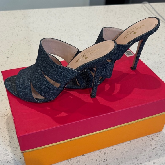 Kate Spade Navy Heeled Mules main image 3